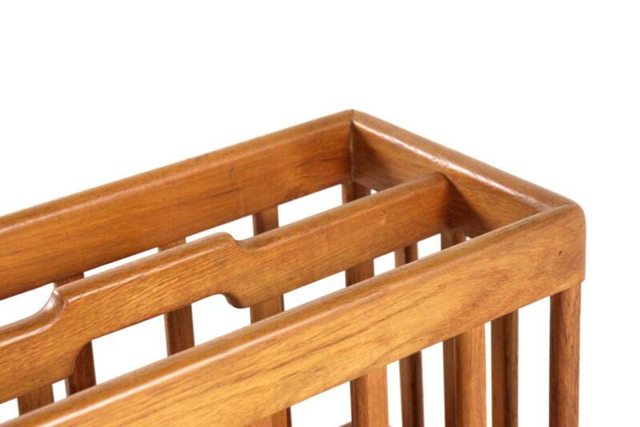 Wooden magazine holder - vintage