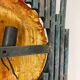 Brutalist Copper Wall Scones Light with Glass by Marcello Fantoni, Italy, 1960s