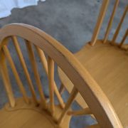 Chaise de salle à manger de style Windsor vintage : cuisine de ferme rustique