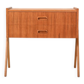 Scandinavian teak bedside table from the 1960s