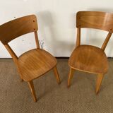 Pair of wooden chairs