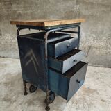Industrial trolley workbench Citroen chest of drawers