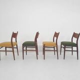 Set of four teak Pastoe "SA10" dining chairs, The Netherlands 1959
