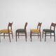 Set of four teak Pastoe "SA10" dining chairs, The Netherlands 1959