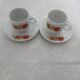 Set of 2 vintage Bavaria cups and 2 saucers.