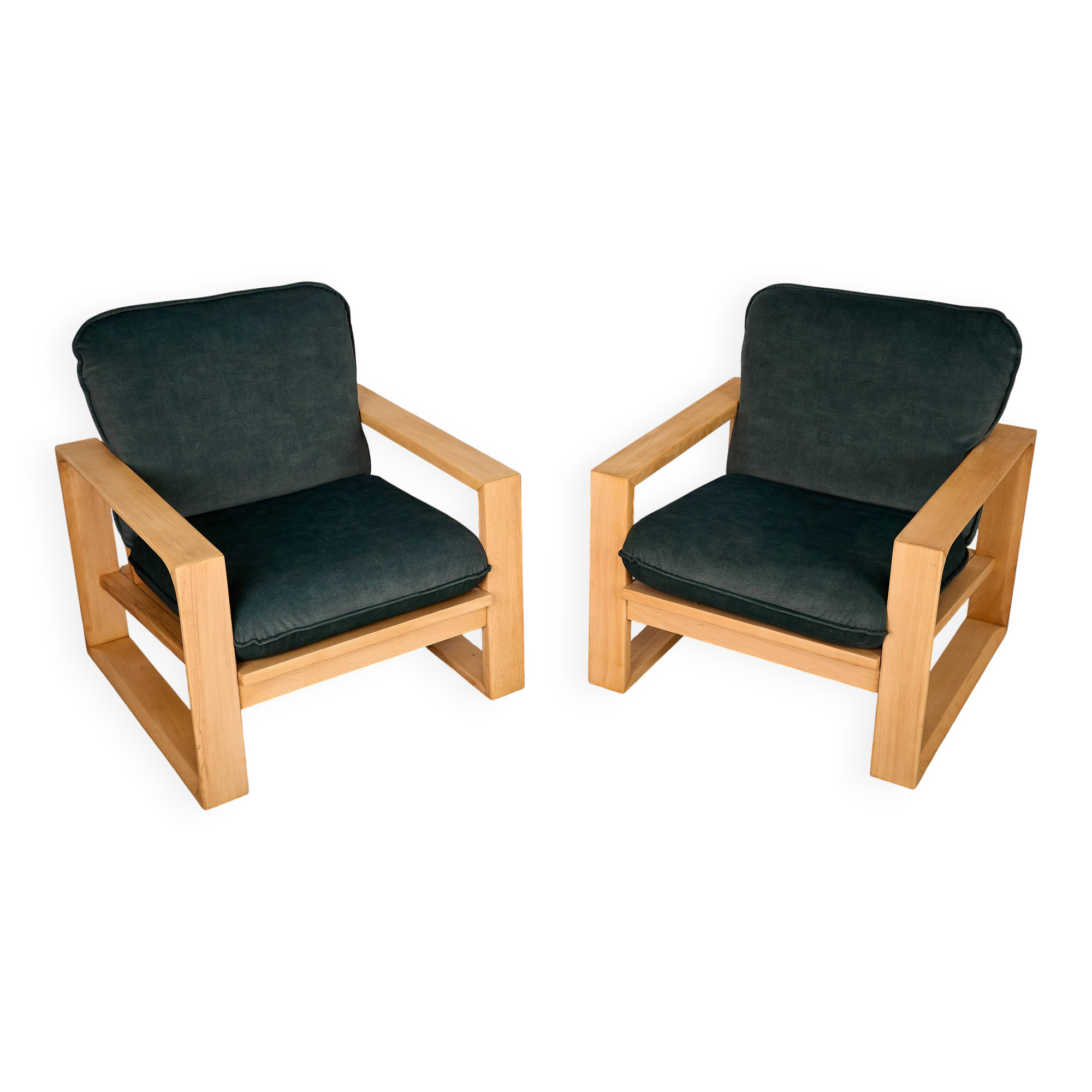 Une paire de fauteuils vintage de Miroslav Navratil, Tchécoslovaquie 1980.