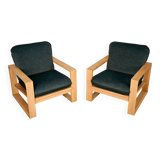 Une paire de fauteuils vintage de Miroslav Navratil, Tchécoslovaquie 1980.