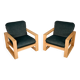 Une paire de fauteuils vintage de Miroslav Navratil, Tchécoslovaquie 1980.