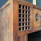 Chinese vessel cabinet 19th century in elm wood