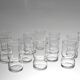 Série de 11 verres Italien