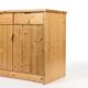 Furniture arc: chest of drawers with two drawers and two pine doors