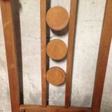 Coat rack in solid oak 1950