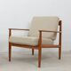 Model 118 armchairs by Grete Jalk for France & Søn, Denmark 1960’s.