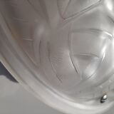 Moulded glass ceiling lamp by Degué