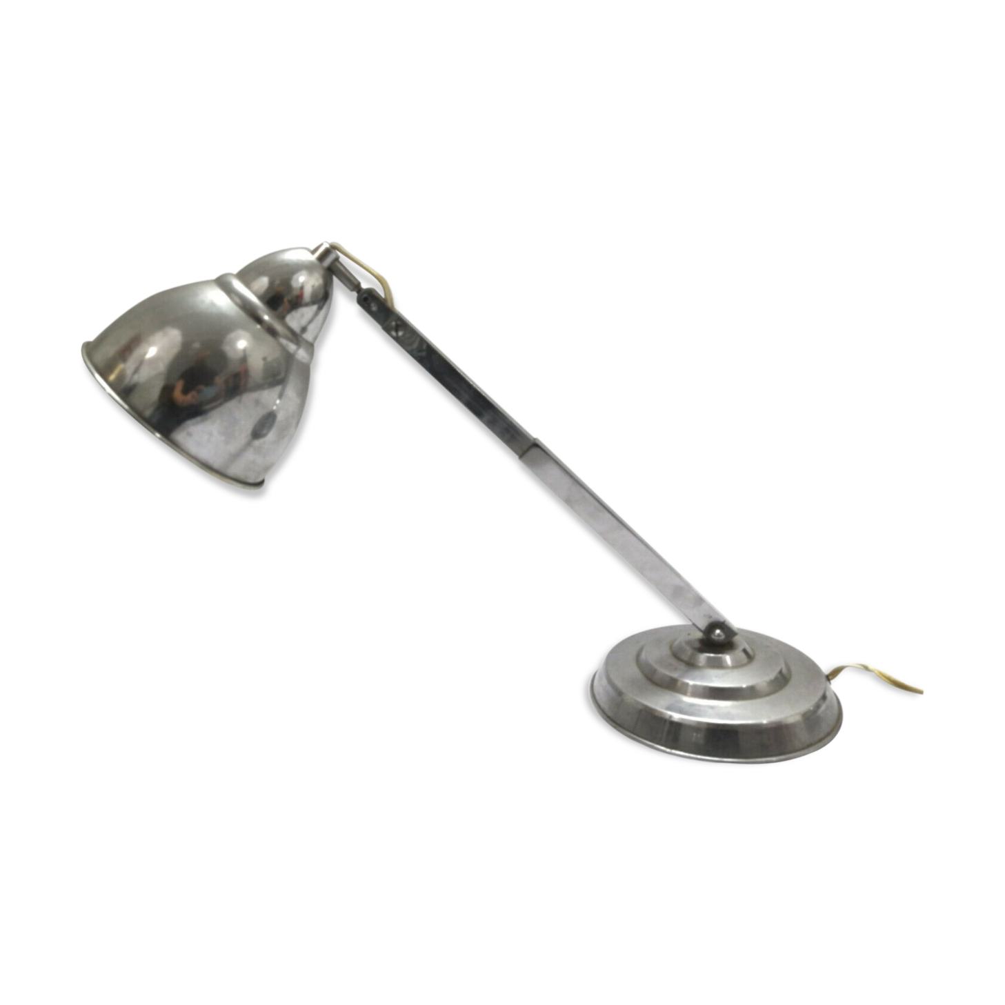 1950s modular steel industrial lamp