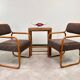 Very rare Art Deco Thonet A 60F armchairs.