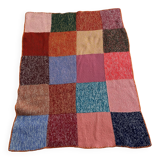 Plaid patchwork en laine