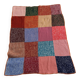 Wool patchwork blanket