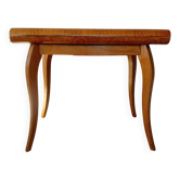 Spectaculaire Table-Console Art Déco modulableen loupe de noyer-2 en 1