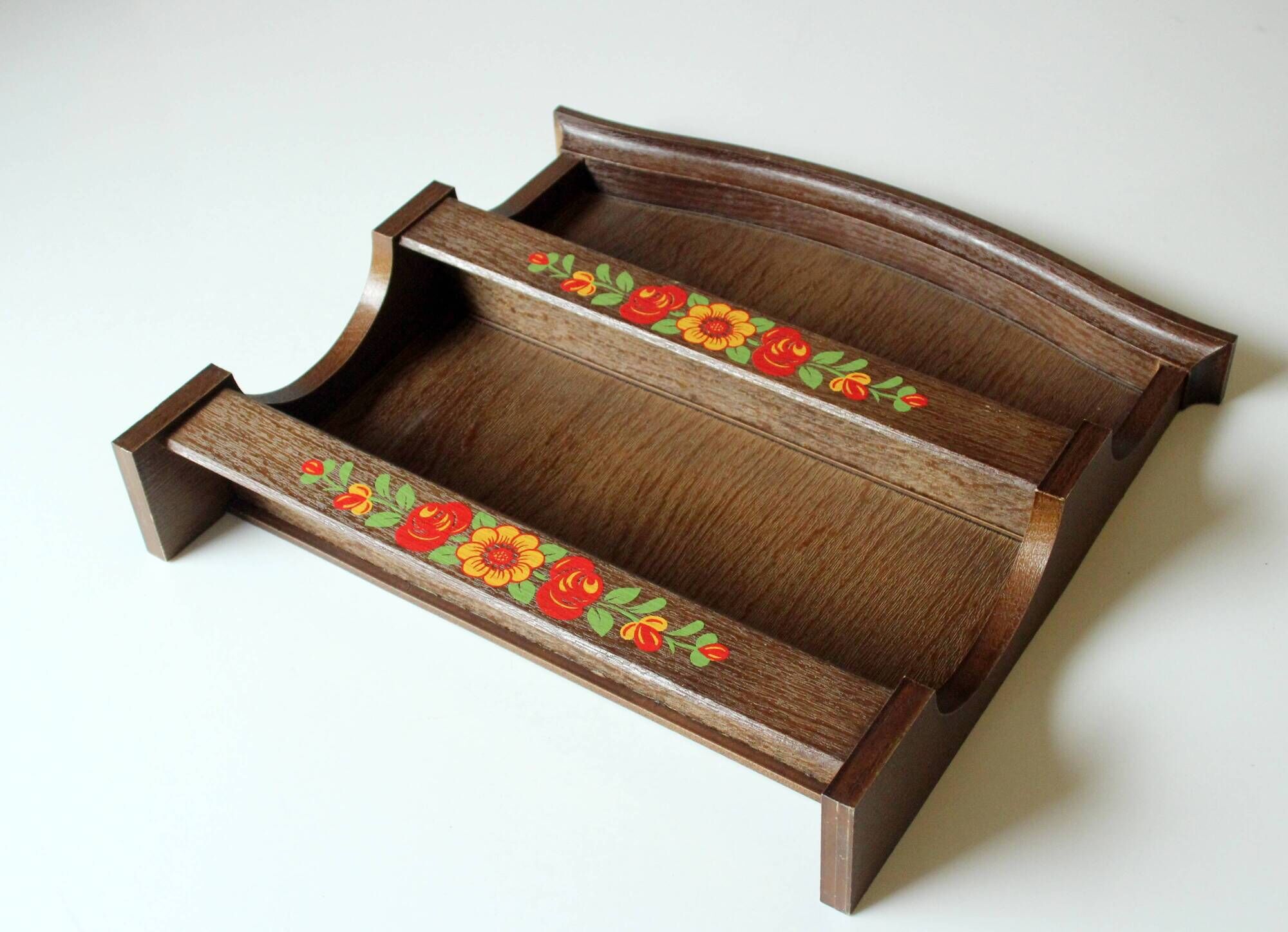 Wooden spice rack