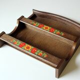 Étagère à épices en bois