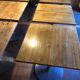 Solid wood bistro table set