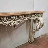 Art Deco wrought iron console