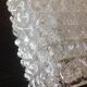 Wall lamp in ice glass and diamond tips / vintage 60s-70s