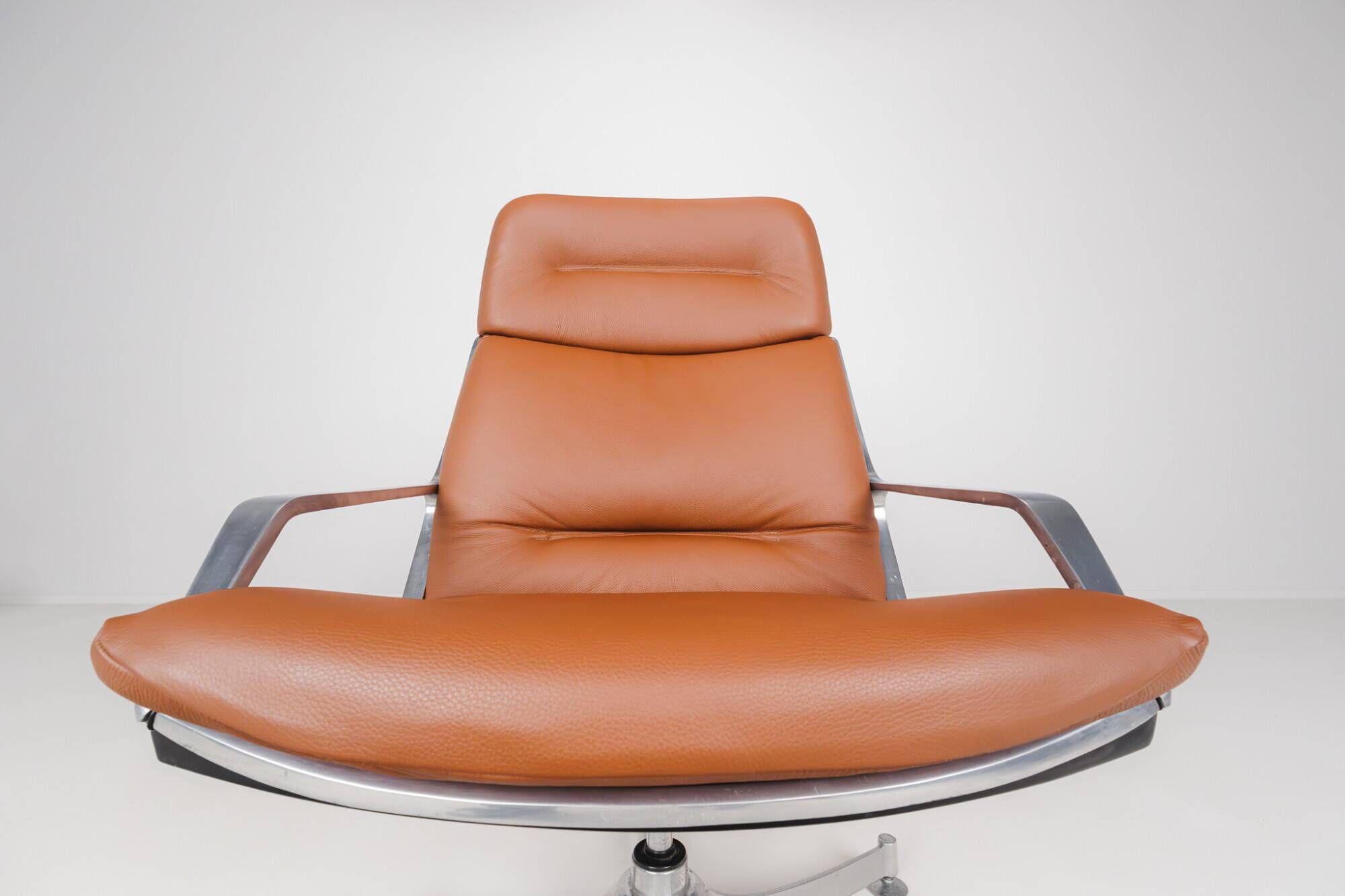4 High Commander Office Chairs by Jorge Zalszupin - Brazil - 1980s
