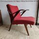 Fauteuil lounge Tatra vintage mi-siècle en bois cintré tchèque
