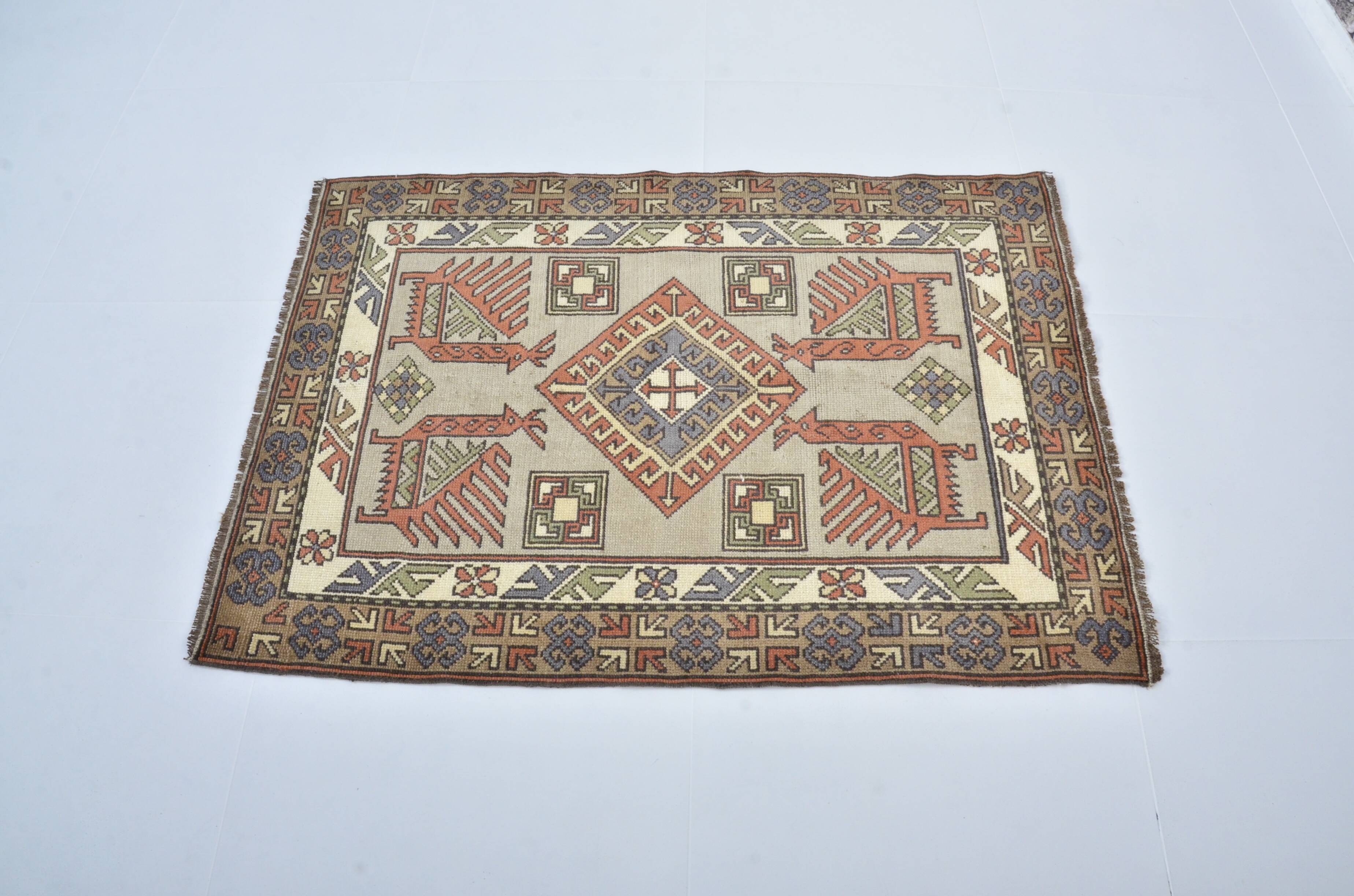 Oushak Small AnATOLİAN Vintage Rug sku 3439