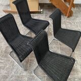 Set of 4 B20 Cantilever chairs by Tecta