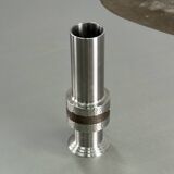 Modern steel brutalist vase from BMF