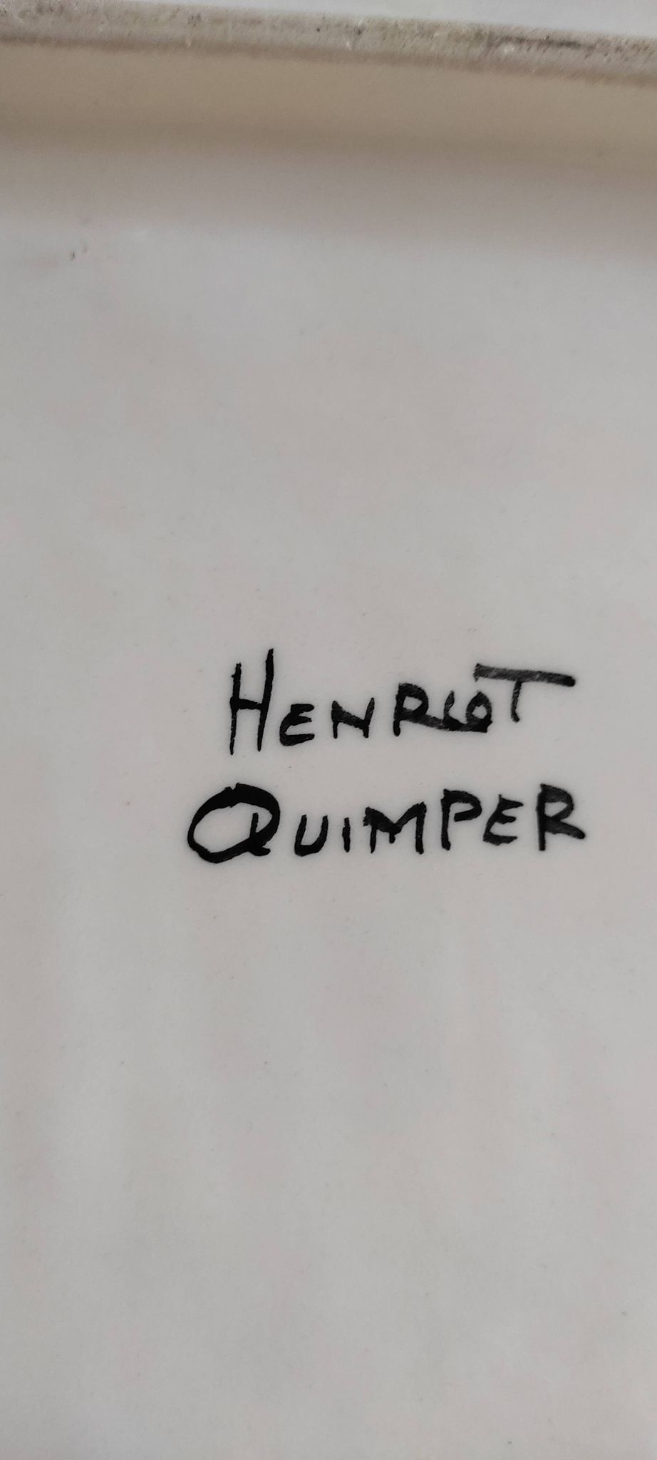 Henriot Quimper serving dish