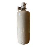 Hot water bottle in light gray enamelled stoneware