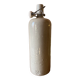 Bouteille bouillotte en grès émaillé gris clair