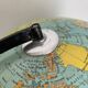 Taride Paris France vintage 1986 black tripod globe - 40 cm
