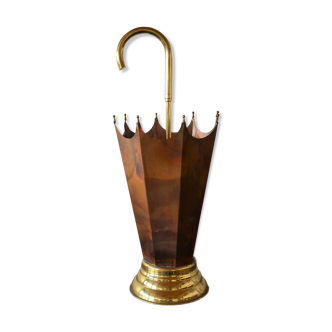 Copper and brass umbrella holders