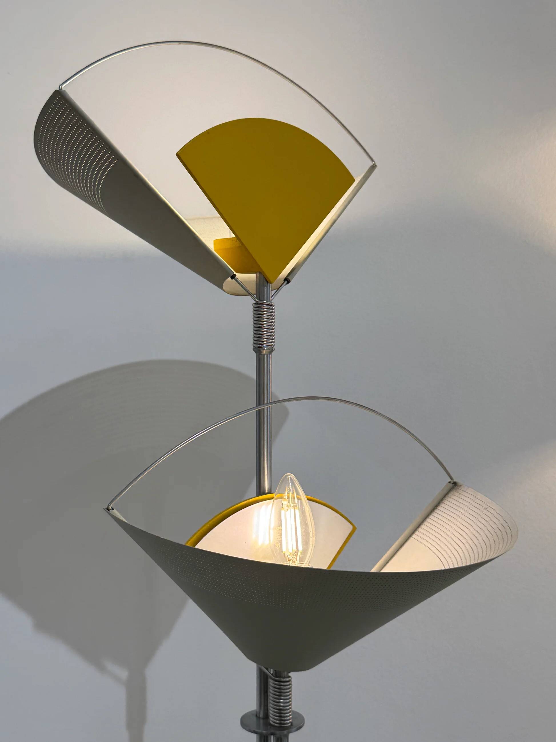 Floor lamp "Sintheto Terra D", F. Porsche, Luci Italia, 1984