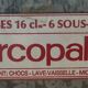Arcopal coffee set 6 cups et 6 saucers pattern bird and ibiscus