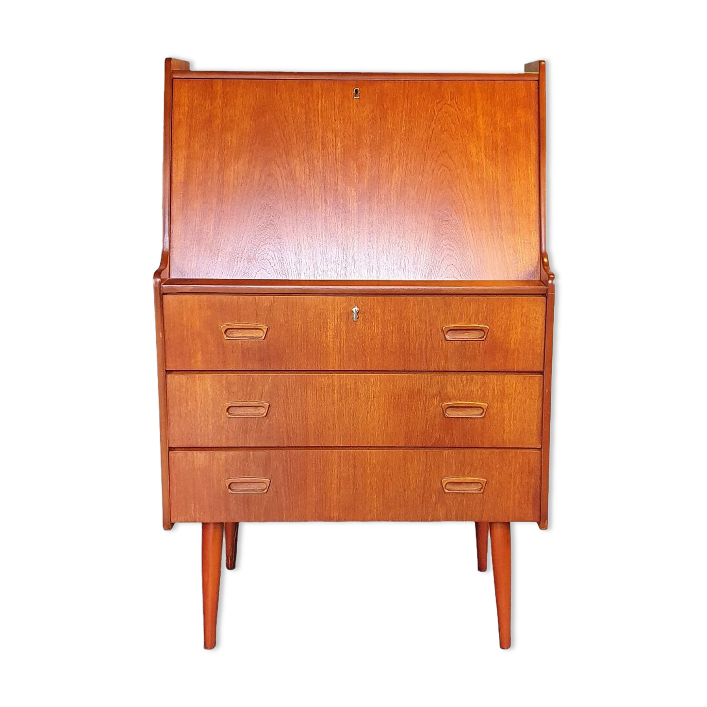Norwegian vintage teak writing desk, 1960