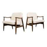 Pair of GFM-87 armchairs by Juliusz Kędziorek, GFM, Poland, 1960s