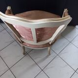 Fauteuil cabriolet style Louis xv