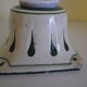 Wall lamps called "hooks" art deco, glazed porcelain, 1920s/1940s
