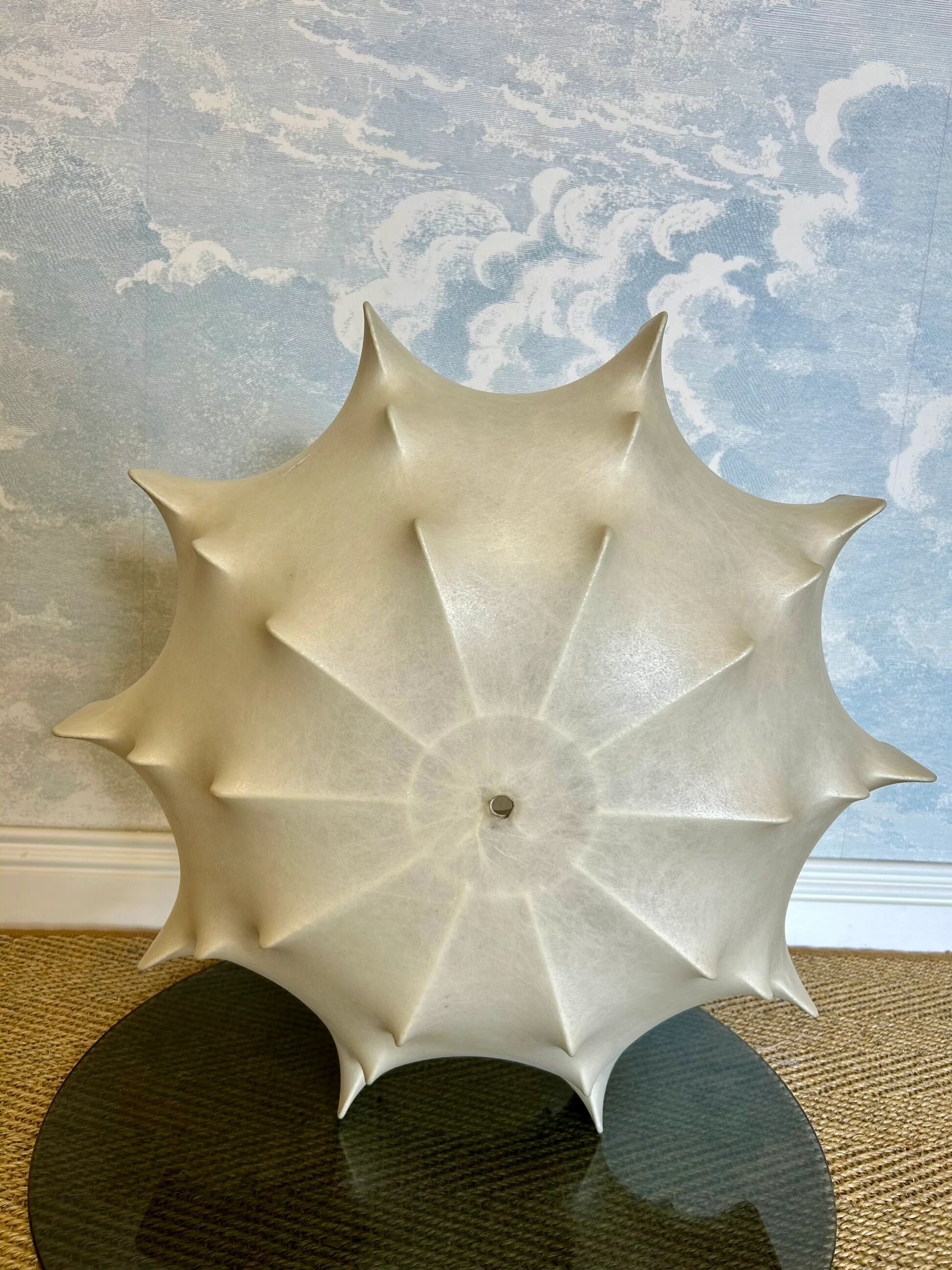 Suspension Cocoon by Goldkant, Germany, 1960s, in the style of Taraxacum S by Castiglioni FLOS.