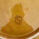 Round earthenware dish decorated with fruit in Sarreguemines slipware