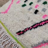 Handmade wool Berber rug 300 X 190 CM