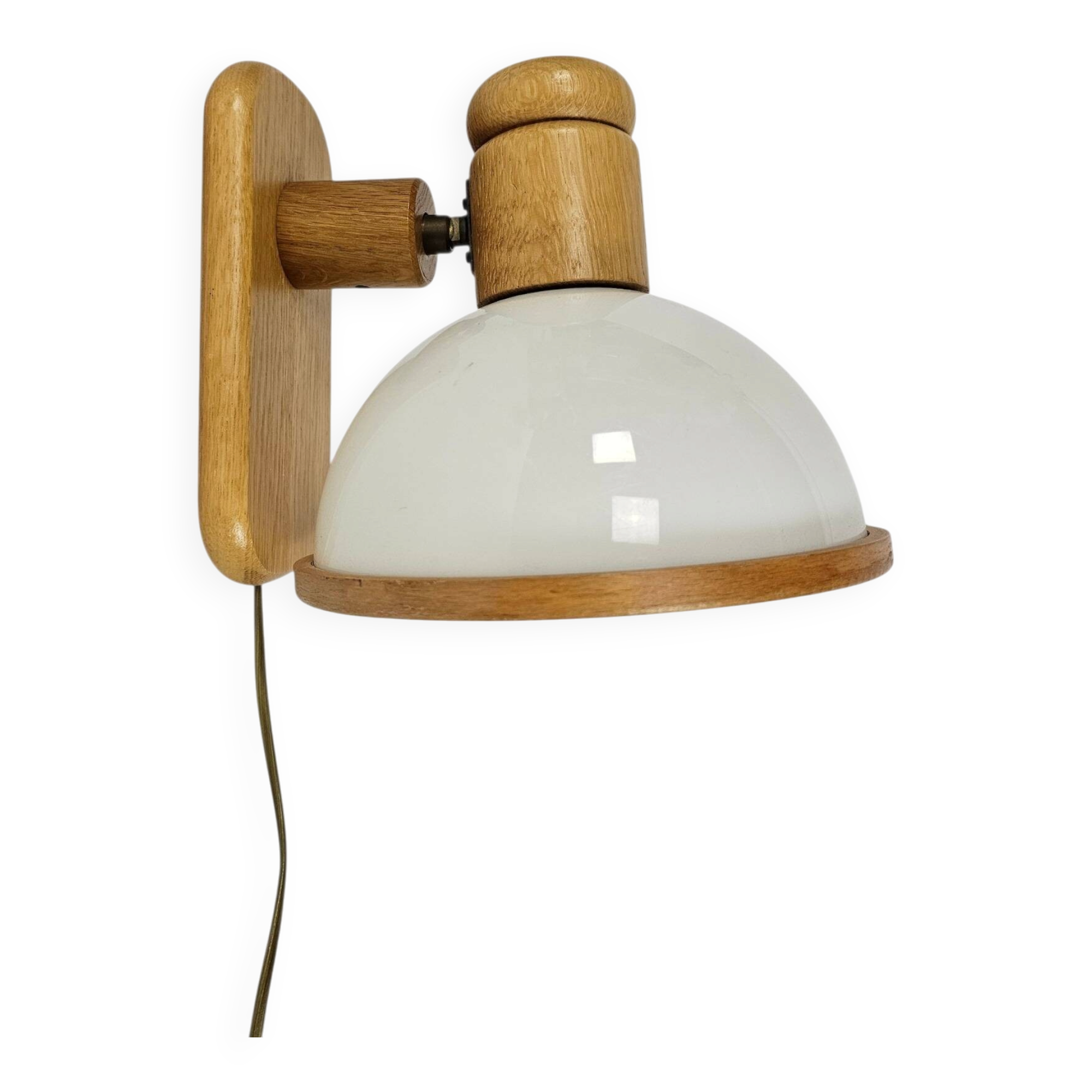 Steinhauer - wall lamp - wood - acrylic - Holland - 70's