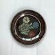 Hollow dish flower decoration alsatian pottery Sigried