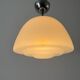 Opal glass ceiling light in Bauhaus style, Art Deco, 1940s, Germany